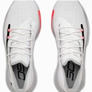 NWT! Under Armour Men's SC 3ZER0 III Athletic Shoe, White//mod Gray, 16 M US